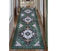 Ciicool Washable Runners Area Rug for Hallways, Ultra Soft 2'6 "x8' ft Boho Print Non-Slip Vintage Oriental Medallion Long Carpet for Kitchen Bedroom Laundry Bathroom