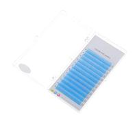 Ciieeo 1 Box Fluorescent Fake Eyelashes for Women, Hand-made Blue Simulation Lashes Not Easy to Deform, for Cosplay and Making
