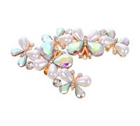 Ciieeo 1 Pair Crystal Shoe Buckles Shoe Charms Classic Rhinestone Elegant Versatile Styles Effortless Attachment Women Party Wedding Accessories