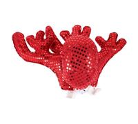 Ciieeo 1 Set Car Window Antlers with Nose Durable Christmas Car Decoration for Holiday Cheer Installation Fun Auto Holiday Decor
