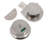 Ciieeo 1 Set Commercial Bathroom Door Lock Latch with Vacant Occupied Indicator Zinc Alloy Privacy Bolt for Public Restroom Easy Install Indicator for Toilet Partitions