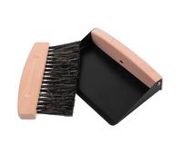 Ciieeo 1 Set Desktop Broom Dustpan Mini Broom for Desktop Cleaning Hand Broom Brush Table Dustpan and Brush Tabletop Mini Broom Small Broom Dustpan Small Hand Broom Black Nylon