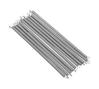 Ciieeo 10 Pcs Double Hook Tension Springs 90mm Small Metal Extension Springs for Desktop Stapler Repair with Hook Ends for Office DIY Maintenance