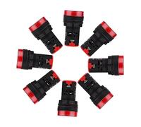 Ciieeo 10 Pcs LED Signal Lights Red Navigation Lamps for Yacht and Outdoor Use High Brightness Energy Saving with Burr Finish