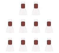 Ciieeo 10 Pcs Suona Reed Instrument Mouthpieces with Pure and Mellow Sound, Lightweight Plastic and Copper Material, Easy to Carry Suona Accessories for Folk and World Music Players