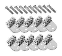 Ciieeo 10 Sets Metal Sunglasses Hinges Repair Kits Glasses Repairing Tools for DIY Eyeglass Hinge Replacement and Convenient Frame Fixing