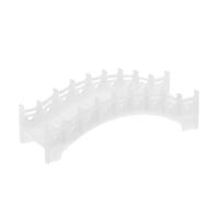 Ciieeo 100 Miniature Bridge Mini Arch Bridge for Bonsai Displays White Sturdy Plastic Arch with Lifelike Design and Realistic Details DIY Assembly Zen Garden Accessories