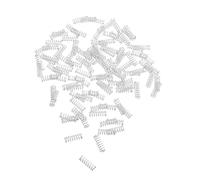 Ciieeo 100 Pcs Nickel-plated Heated Bed Springs for Printer Accessories Stiff Compression Springs for Stable Platform Leveling Compatible with Makerbot Printer Parts Replacement