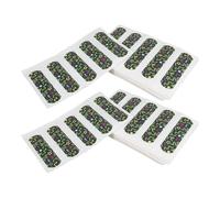 Ciieeo 100 Pieces Glow in The Dark Small Wound Patches Cartoon Patterns, Self-Adhesive Portable Bandages, Nighttime Use, Fluorescent Wave Design for Outdoor First Aid