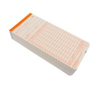 Ciieeo 100 Sheets Genuine English Time Attendance Cards for Clocking Machine, Monthly Office Record Cards for Commuting and Warehouse Use, Compatible with Attendance Recorder