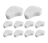 Ciieeo 1000 Pcs White Eye Mask Patches for DIY Skincare with Moisture Retention, Made of Non-woven Fabric, Simple and Delicate Style for Eye Treatment and Facial Care