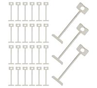 Ciieeo 100pcs 1.5mm Steel Needle Tile Leveling Pins for Ceramic Tile Leveling System Reusable Leveler Parts for Indoor and Outdoor Flooring Installation