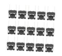 Ciieeo 100pcs 6x6x5mm Momentary Micro Tactile Push Button Switches 2 Pins for Pcb Breadboard Industrial Electronics Controls