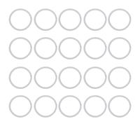 Ciieeo 100pcs Black 4mm Elastic Hair Ties High Stretch Rubber Bands for Women Ponytail Holders Lightweight Hair Accessories Suitable for Daily Use