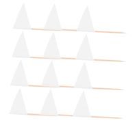 Ciieeo 100pcs Blank Toothpick Flags Mini Triangle Food Markers for Cupcakes Cheese Fruit Appetizers Party Decorations Safe Non Toxic Material with Strong Sturdy Picks for Versatile Event