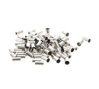 Ciieeo 100pcs Brake Cable Tip Covers Metal Silver 5mm Brake Cable End Caps Protective End Covers for Most Bikes