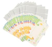 Ciieeo 100pcs Dinosaur World DIY Scratch-off Cards with Protective Film, Cartoon Prize Reward Scratch Tickets for School Classroom Incentives and Student