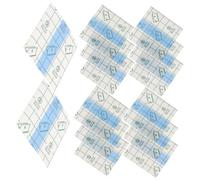 Ciieeo 100pcs Disposable Makeup Palettes for Women with Self-adhesive Pu Material, Waterproof Design, for Mixing Makeup Liquids and DIY Nail Art Decoration