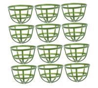 Ciieeo 100PCS Floral Half Ball Cage Holders Flower Bases for Artificial Bouquets Firm Support Floral Holders for Weddings Home Decor Party Arrangements Garden Spheres for Planters