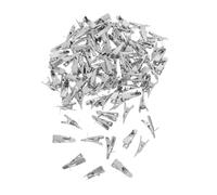 Ciieeo 100pcs Mini Christmas Tree Ornament Clips Fish Mouth Design for Wreath and Artificial Flower Hanging Decoration Clips for DIY Crafts