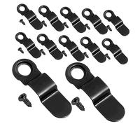 Ciieeo 100pcs Photo Frame Backing Clips Iron Turn Button Picture Holders for Photo Wall Display Sturdy Fasteners for Hanging Pictures Drawings and Posters