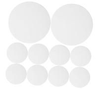 Ciieeo 100pcs Qualitative Quick Paper Circles Cotton Fibre Laboratory Absorbing for Chemical Analysis and Experimental Filtration in Labs