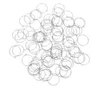 Ciieeo 100pcs Silver Stainless Steel Earring Findings Hoops for Jewelry Making with Secure Connection Thin Hoop Earrings Suitable for DIY and Crafting