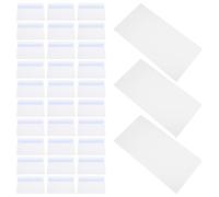 Ciieeo 100pcs White Self Seal Confidential Envelopes with Release Paper, Security Features for Business and Office Use, Bulk Pack Mailing Envelopes for Letters and Documents
