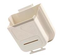 Ciieeo 10l Kitchen Compost Bin Hanging Waste Basket Foldable Design Large Open Pp Elastomer Material Beige Multipurpose Household Kitchen Waste Recycling
