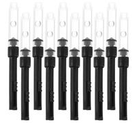 Ciieeo 10pcs 3.4mm Fountain Pen Ink Absorber Refillable Piston Converter with Push-pull Rotation, Universal Ink Spring Filler for Standard Fountain Pens and Writing Accessories