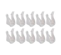 Ciieeo 10pcs Automatic Toothpaste Dispenser Push Rod Accessory Plastic Replacement Parts for Bathroom Toothpaste Squeezer