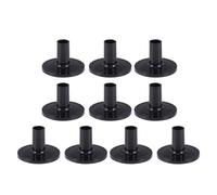 Ciieeo 10pcs Black Plastic Cymbal Sleeves Drum Cymbal Stand Accessories for Drum Kit Replacement Suitable for Acoustic and Electronic Sets