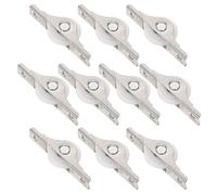 Ciieeo 10pcs Cabinet Rollers Sliding Screen Door Rollers Replacement Stainless Steel Plastic Silent Smooth Operation Stable Indoor Performance Effortless Installation for DIY Cupboard
