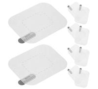 Ciieeo 10pcs Dash Cam Adhesive Electrostatic Stickers for Windshield Mounting, Pet Material with Easy Install and Universal Fit for Vehicle Security Cameras