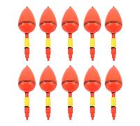 Ciieeo 10pcs Fishing Float Bubble Float Fishing Bobbers Plastic Hard Plastic Versatile Accessory Lightweight Stable Performance for Ocean