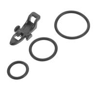 Ciieeo 10pcs Fishing Rod Hook Holder with Protective Rod Pad, Black Fishing Pole Holder Accessories for Trucks, Boats, Kayaks, Magnetic and Secure Fish Hook Keepers for Sea and Freshwater