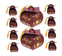 Ciieeo 10pcs Graduation Caps Candy Boxes with Tassel Party Favors for Graduation for Treats Chocolates Biscuits for Table Centerpieces