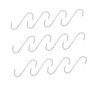 Ciieeo 10pcs Heavy Duty Stainless Steel Meat Hooks S Shape Barbecue Grilling Hooks for Hanging Beef Smoking Drying Butchering Tool