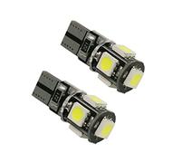 Ciieeo 10pcs LED Car Reading Light Wide Angle Illumination Pack with Built Can Bus Resistor Error License Plate Lamp Bulbs for Vehicle Use
