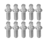 Ciieeo 10pcs M6X15mm Drum Screws Silver Drum Key Bolts Percussion Screws for and for and Workshop