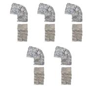 Ciieeo 10Pcs Mini Resin Stone Steps for Micro Landscape Decor Adorable Dollhouse Ornaments Perfect for Plant Decorations and Miniature Gardens