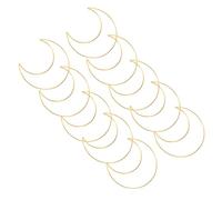 Ciieeo 10pcs Moon Dreamcatcher Hoops Sturdy Iron Craft Rings for DIY Dream Catchers Home Bedroom Living Room Wall Decoration Creative Macrame Supplies