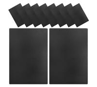 Ciieeo 10pcs Nail Art Practice Board Color Mixer Tray 6.5x4.5inch Reusable Plastic for Practicing Nail Art Designs Students Beginners Travel