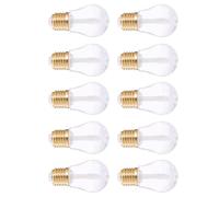 Ciieeo 10pcs Plastic Lip Balm Containers Lipstick Tubes Reusable Refillable Light Bulb Shape for Making Lip Gloss Samples and Gloss Packaging for Female Friends and Beginners