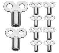 Ciieeo 10pcs Radiator Bleeding Keys for Water Key Air Plumbing Tool Square Socket Plumbing Bleeding for Radiator Utility Suitable