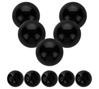Ciieeo 10pcs Replacement Pot Lid Knob with Lifting Handle and Heat-Resistant Black Pp Material, Round Shape for Slow Cooker and Saucepan Lid Accessories