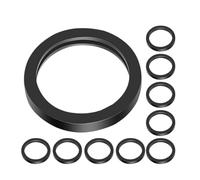 Ciieeo 10pcs Rubber Fuel Tank Seal Gaskets O-ring Fuel Can Spout Replacement Leak Proof Gaskets for Car and Truck Containers Automotive System Accessories