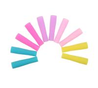 Ciieeo 10pcs Silicone Nipper Covers Long Spiral Design, Shockproof Protective Caps for Cuticle Scissors and Tweezers, Reusable for Travel and Storage