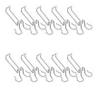 Ciieeo 10pcs Stainless Steel Solar Panel Wire Clips for Outdoor Frame Wiring Photovoltaic Cable Hooks with Corrosion Resistance Side-Edge Cable Management for Safe and Easy Installation