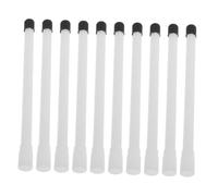 Ciieeo 10pcs Tire Valve Extension Rod Plastic for Rv Stroller Bicycles Motorcycles Portable Air Compressors Tire Valve Straight Extender